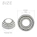 METALLIXITY Deep Groove Ball Bearings (686ZZ, 6mm x 13mm x 5mm) 5Pcs, Carbon Steel Double Shielded Industrial Bearings - for Industrial Micro Motor