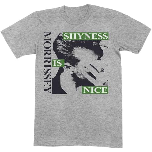 T-shirt Morrissey Shyness is Nice en coton gris taille M pour homme
