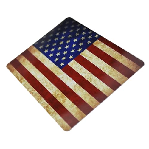 Image of Desert Tan US Flag Decals 1 Pair, Patriotic Emblem Badges Replacement for Truck & SUV Exterior Accessories, Veteran Support