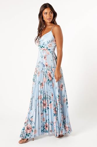 Image of Petal & Pup Women's Naira Pleated Maxi Dress
