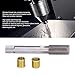 Klanata Spark Plug Thread Repair Kit, Spark Plug Rethreading Tools, M14x1.25 Inserts and M16x1.25 Tap Kit, Metal Spark Plug Thread Hole Repair Tools for Automotive Gasoline Engine Generators Repair