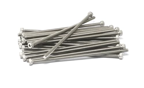 Image of iexcell 25 Pcs M4 x 110mm Thread Pitch 0.7 mm Stainless Steel 304 Hex Socket Head Cap Screws Bolts Kit