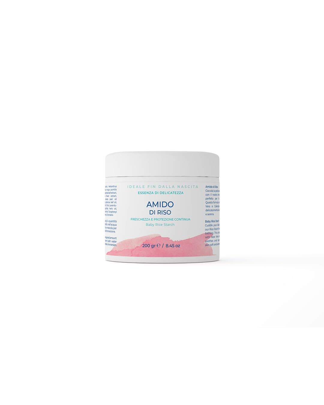 Silvana Amido di Riso Puro 200 g fragranza Coccole,con Aloe Vera e Calendula | Polvere per il Bagnetto di Neonati e Bambini | Pelle Delicata | Fin dalla Nascita