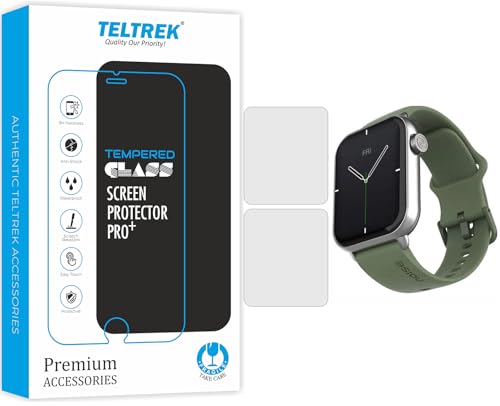 Image of Screen Protector Compatible With Noise ColorFit Mighty Smartwatch, Full Hydrogel TPU Screen Guard not a Tempered Glass (Pack of 2)