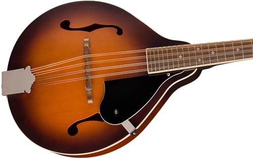 Fender Paramount PM-180E Mandolin Aged Cognac Burst Bundle with Gig Bag, Tuner, Strings, and Picks - Image 6