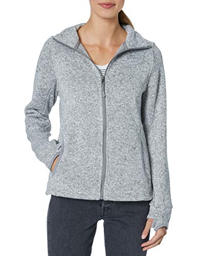 Charles River Apparel Women's Fleece Jacket, Light Grey Heather, X-Large