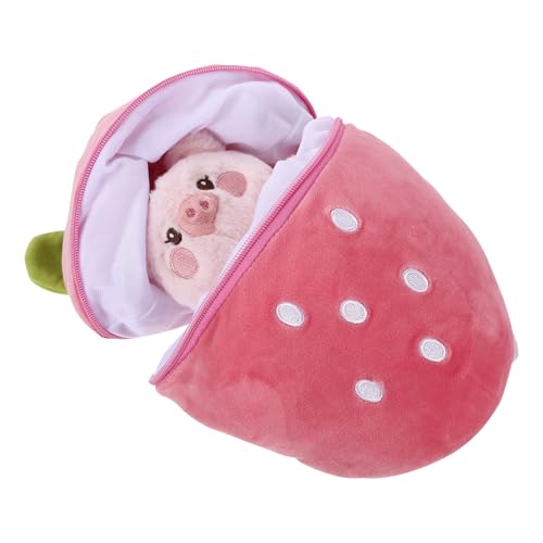 Peluche Cochon Transformable d'Oreiller Doux pour Sieste en Voyage