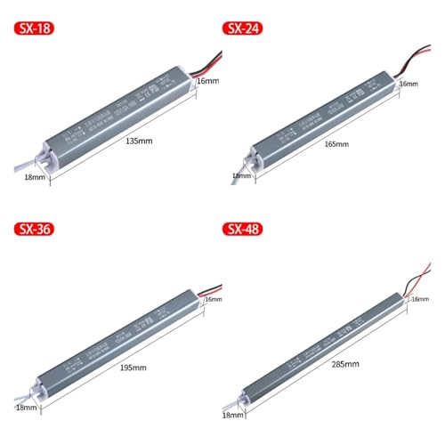 Adaptador de iluminación 12V 24W para luces en muebles de cocina 2