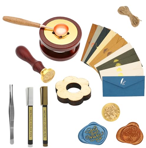 Sealing Wax Kit,West Bay 650pcs Wax Letter Seal Kit with 24 Colors...