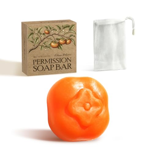 Image of Persimmon Soap for Body Odor, 1 Bar x 105g | Natural Deodorizing Body Soap, Persimmon Extract & Shea Butter, Gentle Cleansing for Odor Control