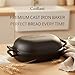 Cuisiland Large Heavy Duty Pre-seasoned Cast Iron Bread & Loaf Pan - A perfect way for baking