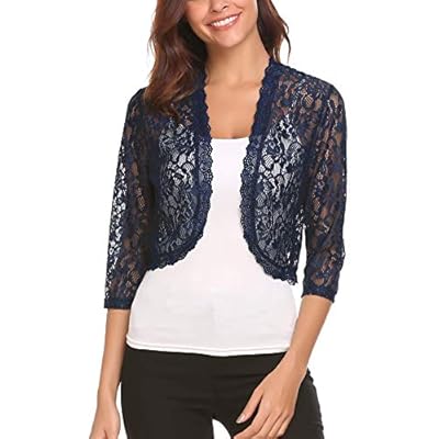 navy blue bolero cardigan