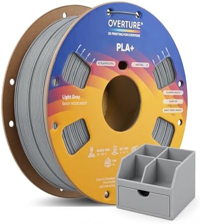 OVERTURE PLA Plus Grey 1.00kg