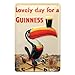 Produktbild Guinness Metal Sign With Iconic Toucan On A Weathervane (20Cm X 30Cm)