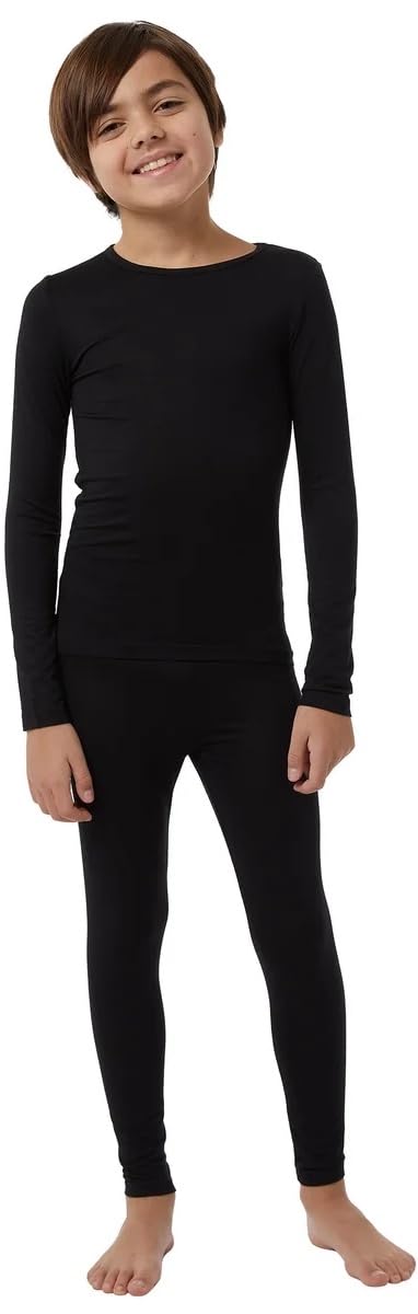32 Degrees Kids Base Layer Pants, black, M