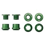 Wolf Tooth Components Set of 4 Chainring Bolts+Nuts for Single-Ring (1X) Drivetrains
