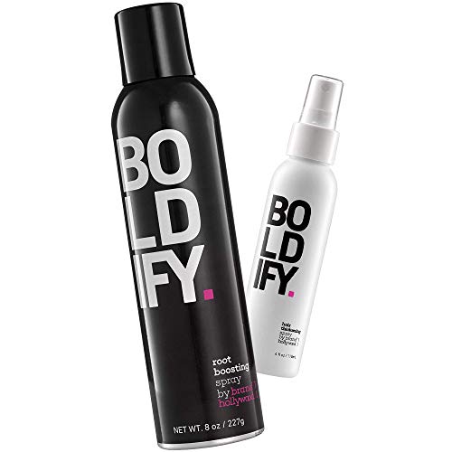 Root Boost Spray + Thickening Spray: Boldify Bodiful Boost Bundle: Incredible Lift, Root Boost & Volume for Fine Hair
