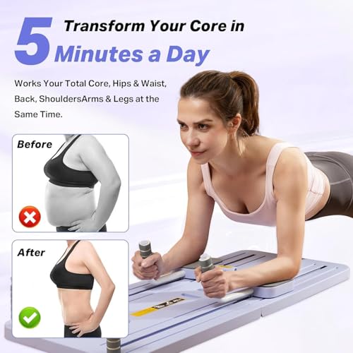 Image of 2026 Advanced Pilates Reformer Foldable Pilates Board Home Gym Board | Portable Multifunctional Pilates Equipment for Home & Studio Workouts | Upgraded Sliding Pilates Sliding Workout Board