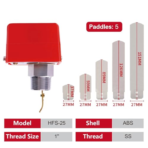 Interrupteur de débit de climatisation HFS-25-SS G1 pour circuits de chauffage