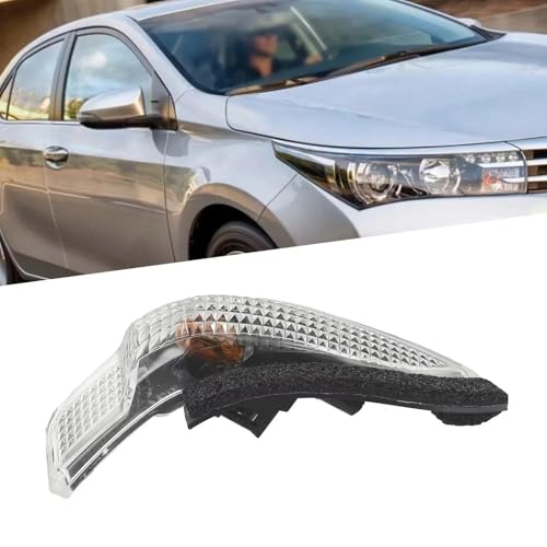 Luz Retrovisor Lateral para Viajes Seguros en Ciudad Toyota Camry Prius C Espejo Izquierdo 5