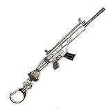 THEPINKFLAMINGO Automatic Assault Rifle Key Chain Toy (Metal Scar)