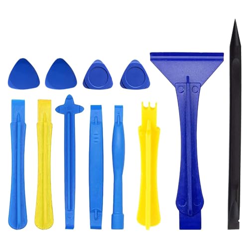 12Pcs Phone Screen Opening Pry Plastic Tool Repair Kit,Mobile Phone Repair Tools Kit, Phone Repair Tool Kit, Phone Disassembly Tools Opening Pry Tool Repair Kit, Reusable Removal Repair Opening Tool