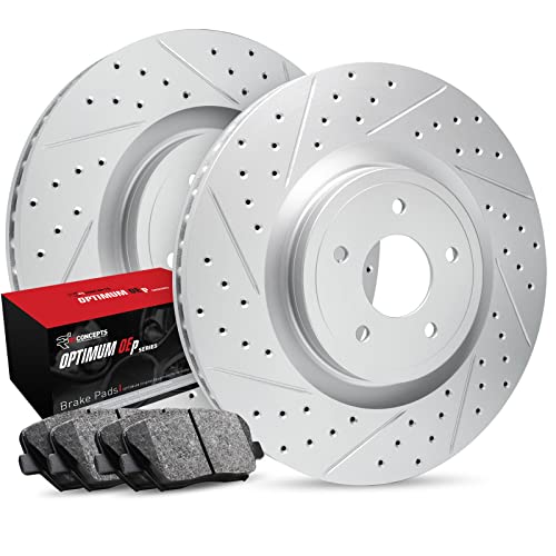 Image of R1 Concepts Rear Brake Kit Fits 1994-1998 Jeep Grand Cherokee