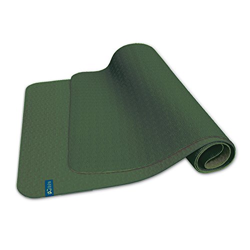 Wai Lana Green Ecomat Yoga Mat, Color: Willow, Size: 1/4