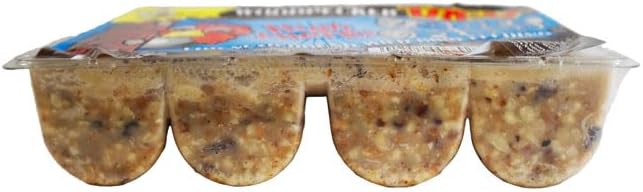 C&S Woodpecker High Energy Treat Suet Plugs, Eight 4-Packs