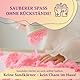 Sandolin Kinetischer Sand - Zaubersand mit natürlichem Bienenwachs, 1kg (Rosa)