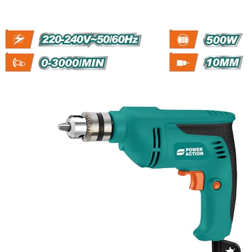 Image of Sulfar Power Action Electric Drill HD500B Input Power 500W Powerful Copper Motor 0-3000RPM