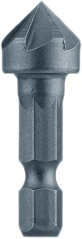10pcs 90 Degree Tungsten Steel Countersink Drill Bits, 6 Flute Chamfering End Mill Cutter Bit