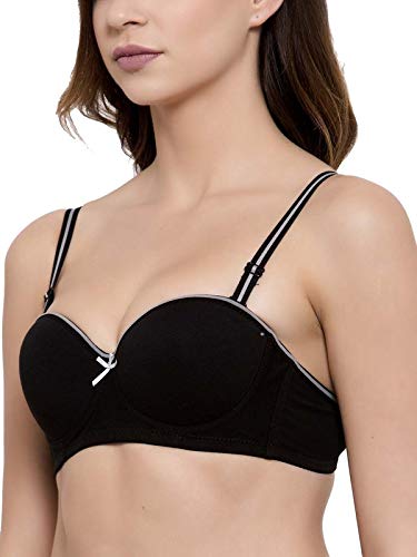 Image of Brachy Women's T-Shirt Demi Cup Padded Underwired Push up Bra BCA DUPPERPIP1