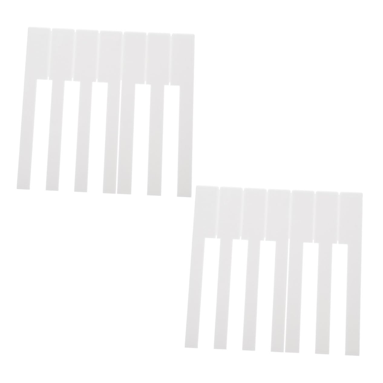 52 Piezas Kit Teclas Repuesto Piano Duraderas Accesorio Reparación Instrumento Musical Práctico Compacto Portátil
