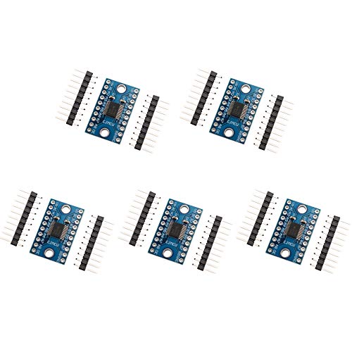 HALJIA 5Pcs TXS0108E High-speed Full-duplex 8 Channel Logic Level Converter 8-Bit Logic Level Bi-directional Voltage Converter Module Compatible with Arduino