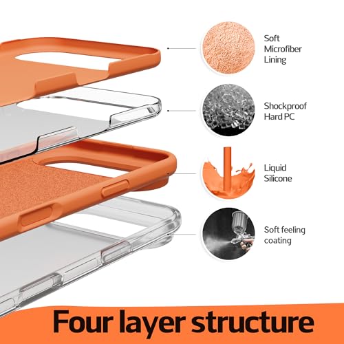 Image of iPhone air Case Silicone,Soft Microfiber Lining(Sugar Orange)