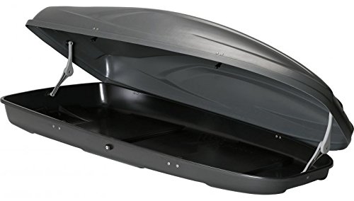 G3 - COFRE DE TECHO ALL-TIME 480 + BARRAS DE TECHO DE ALUMINIO MODELO CLOP PARA COCHES CON RAIL BAJO