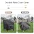 Patio Chair Covers Waterproof, Mrrihand Lounge Deep Seat Cover, Heavy Duty Outdoor Lawn Patio Furniture Covers (31" W x 38" D x 30" H - 2 Pack)