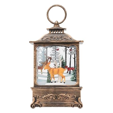 Generic Christmas Snow Globe Lantern with Santa Cover