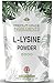 Price comparison product image L-Lysine Powder - 500g - Premium Grade Ingredients | Essential Amino Acid for Fitness | Premium Amino Acid Lysine - GMP Certified Product - Made for Hellenia