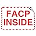Facp Inside Hazard Fire LABEL DECAL STICKER 8