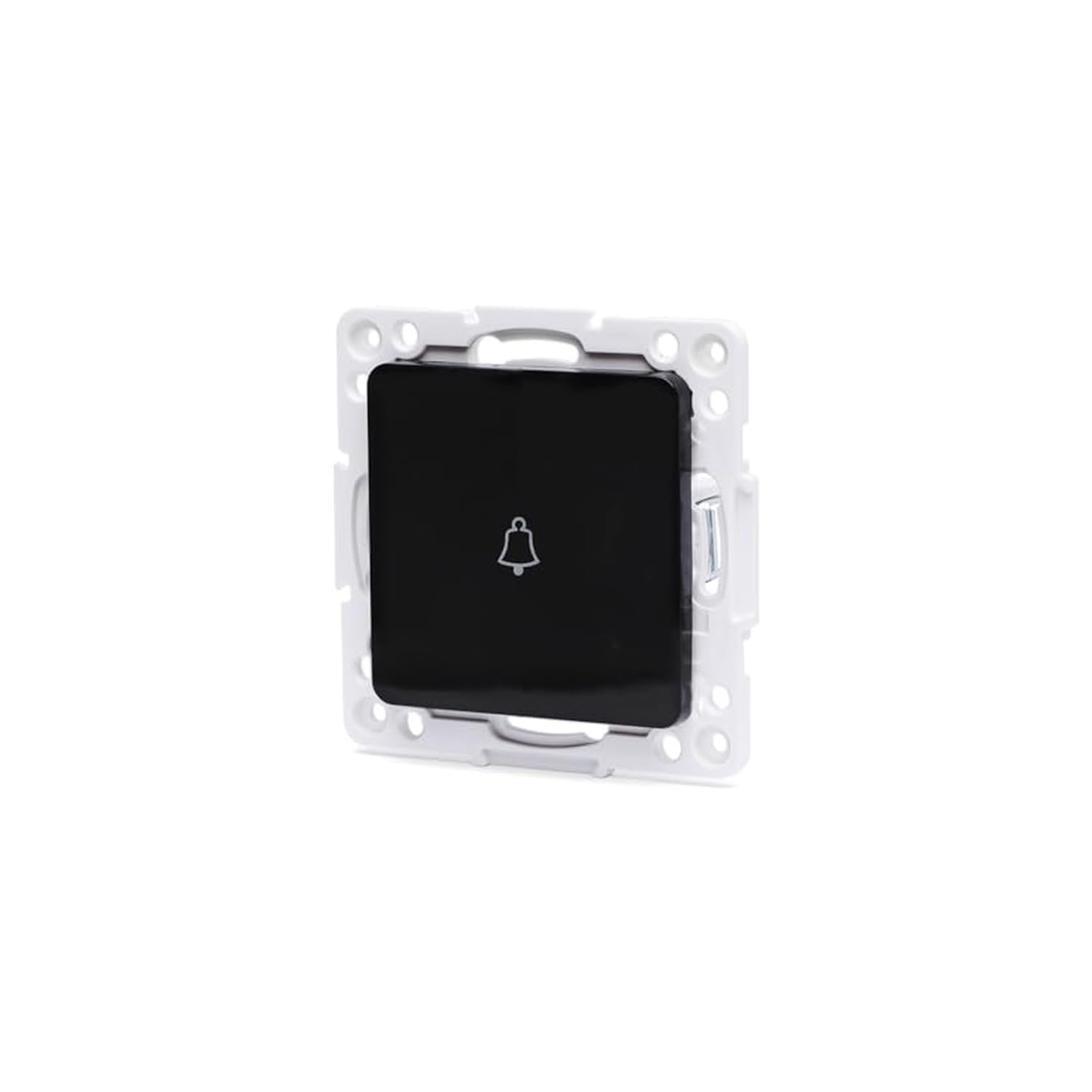 Glowster Replacement German doorbell Switch in Sophisticated Black. Perfect for upgrading or Repairing Your doorbell in Style, ensuring Durability and Efficiency in Operation.