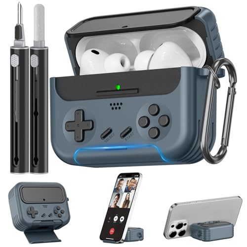 Inesore for Airpods Pro 3 Case Cover with Cleaner Kit,with Lock for Airpod Pro 3 (2025),Classic Cool Funny Game Console Hard Air Pods Pro 3 Case for Men Boy(Black) by Inesore - Used condition - US$8.99