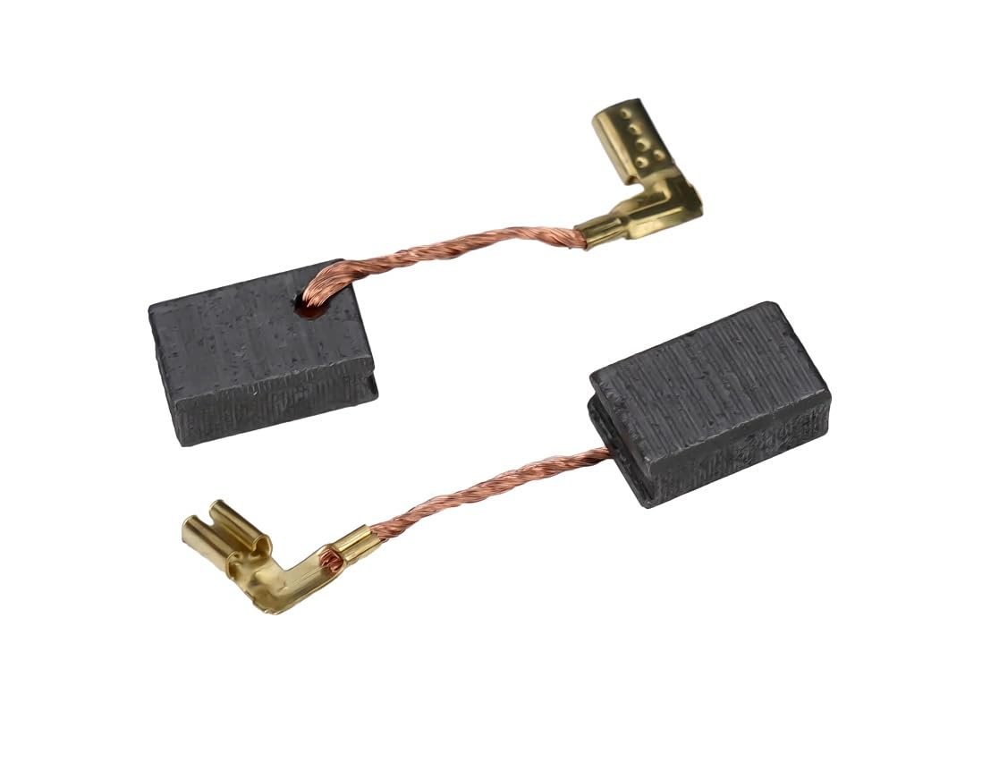 2 SPAZZOLA CARBONIO RICAMBIO SMERIGLIATRICE PER MAKITA GA4530R GA4534 trapano