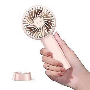 Funme Mini Handventilator 2024 Rosé Tragbar
