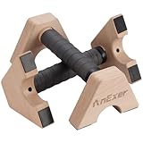 AnExer Liegestützgriffe Holz Parallettes Handstand Griffe für Calisthenics, Rutschfeste Push up...