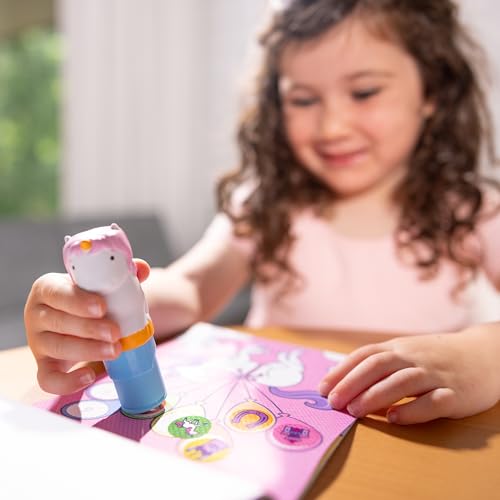 Melissa & Doug Sticker Wow!™ 24-Page Activity Pad and Sticker Stamper, 300 Stickers, Arts and Crafts Fidget Toy Collectible Character – Unicorn Creative Play Travel Toy for Girls and Boys 3+ - image 8