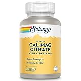 SOLARAY Cal-Mag Citrate w/D 2 1:1 | 90 VegCaps