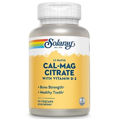 Image of SOLARAY Cal-Mag Citrate w /D 2 1:1 | 90 VegCaps