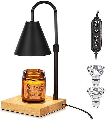 Romadedi Candle Warmer Lamp with Timer -…